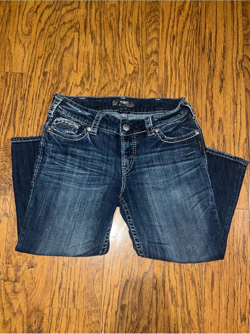 Silver Suki Flap Capri